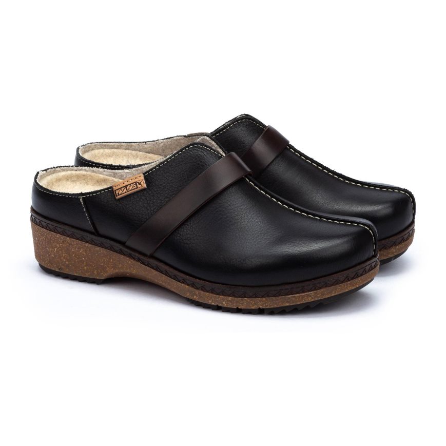 Women's Pikolinos GRANADA Clogs Black | NZ E10352Q